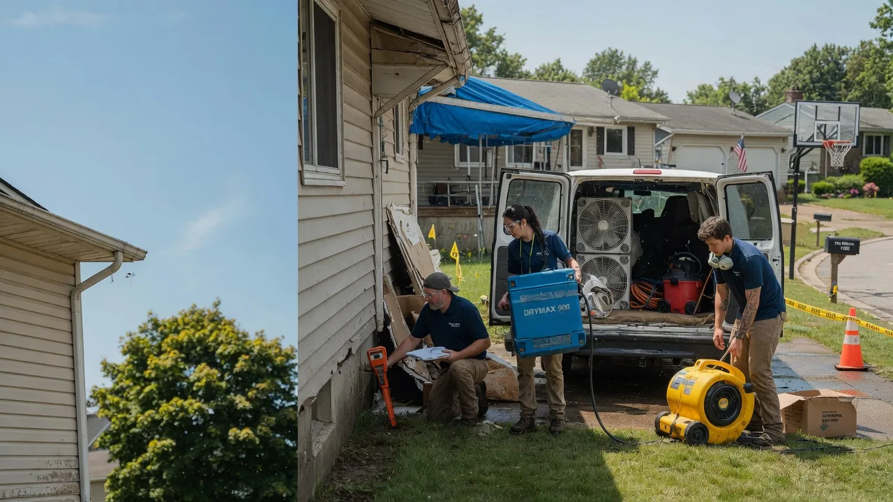 Ceiling Leak Cleanup in South Webster, OH near me