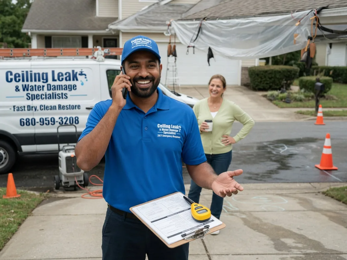 Ceiling Leak Cleanup South Webster, OH FAQs